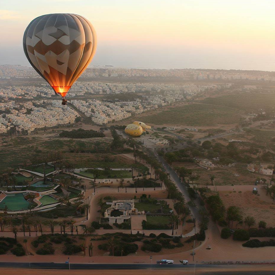 Lot balonem Agadir Maroko