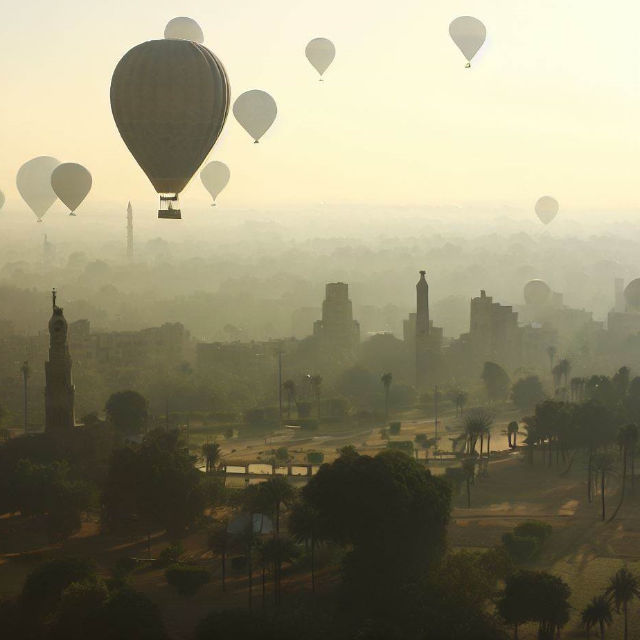 Loty balonem Kair